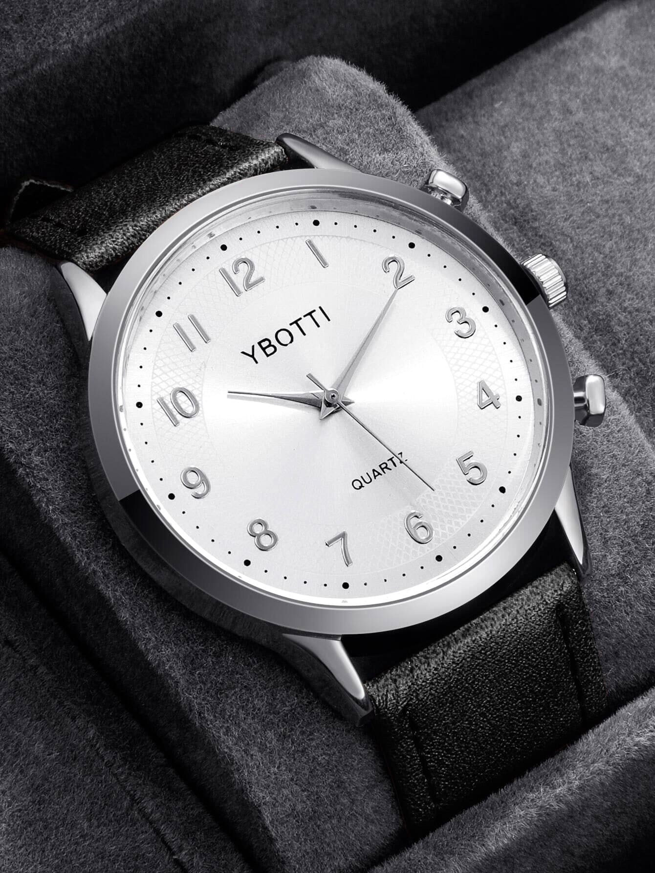 Men Ultra Thin Dial Quartz Watch