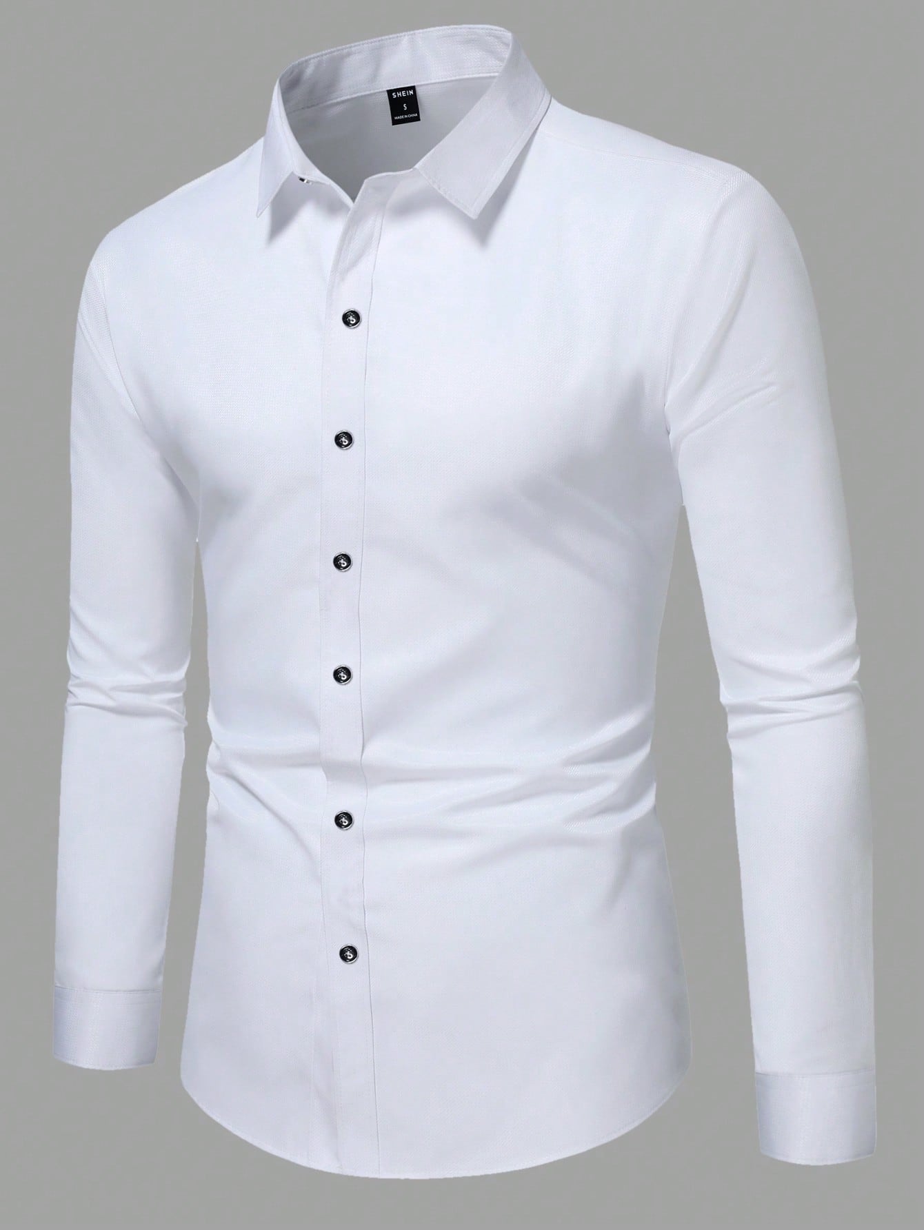 Manfinity Mode Men Patched Pocket Button Up Shirt