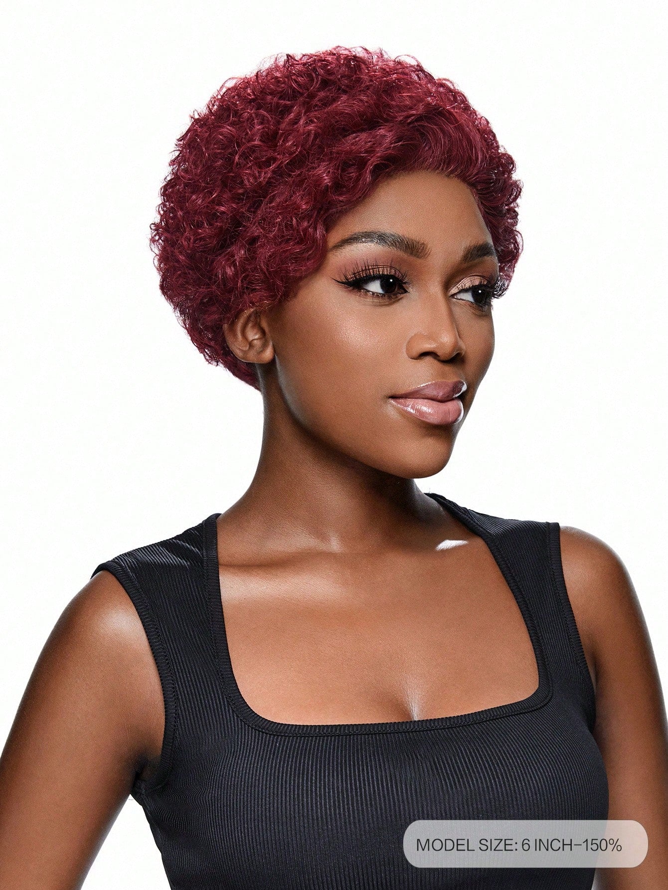 Deep Wave Pixie Cut 13 X 1 Lace Front Wig 1B99J Color Short Short Human Hair For Women Ombre Color