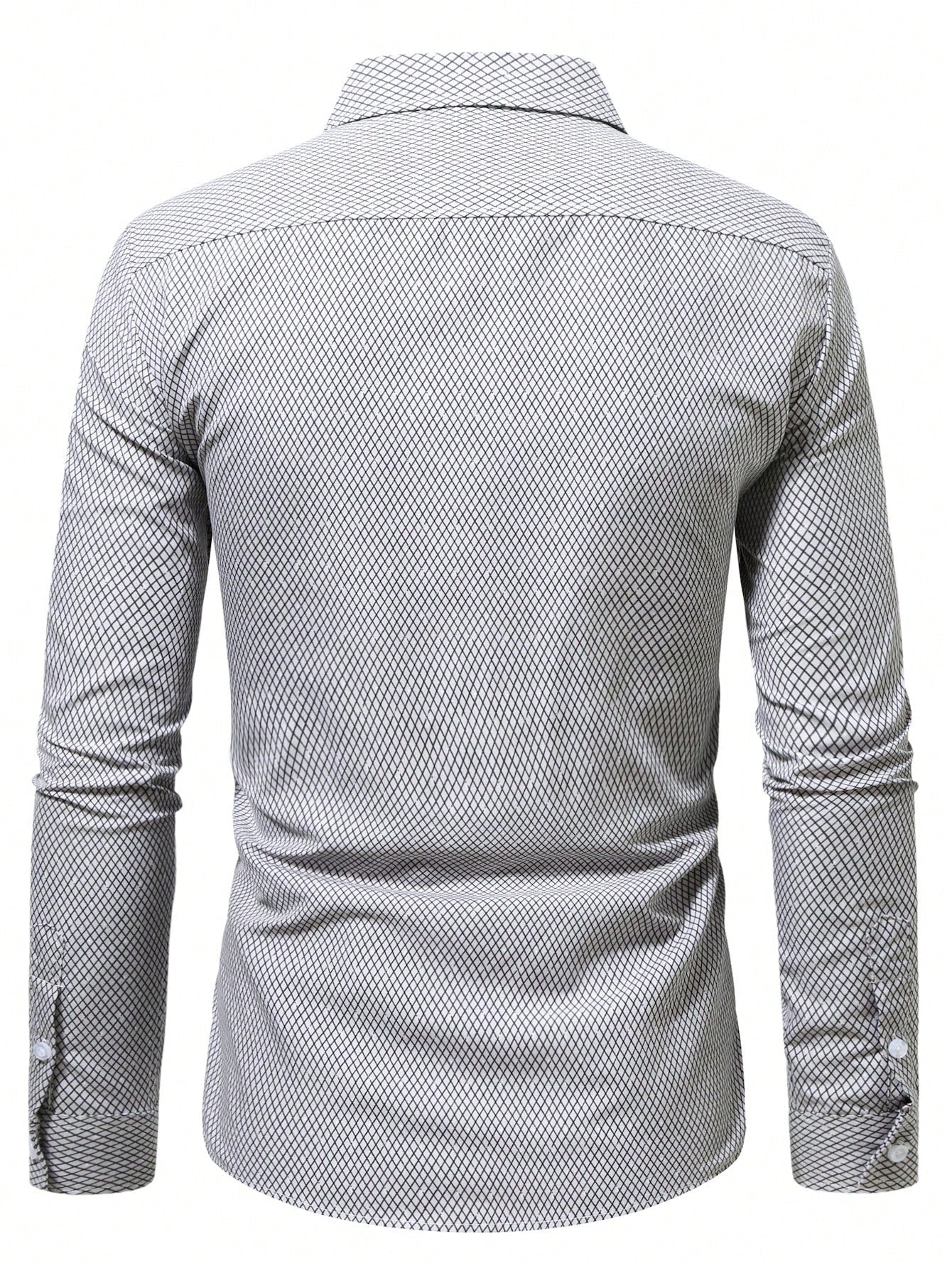 Manfinity Mode Men Argyle Print Shirt